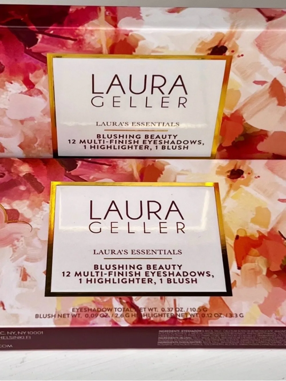 Laura Geller Blushing Beauty Eyeshadow Blush Highlighter Palette Pinks & Browns